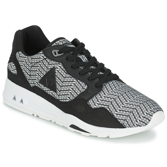 Le Coq Sportif R900 Jacquard Noir / Blanc - Chaussures Baskets Basses Homme